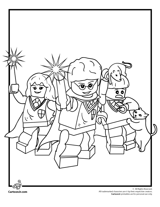Lego Harry Potter Coloring Pages Voldemort
