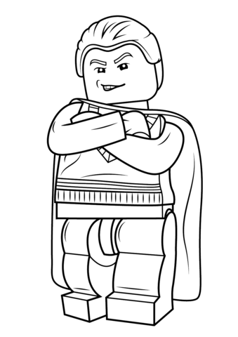 Harry Potter Coloring Pages Draco Malfoy