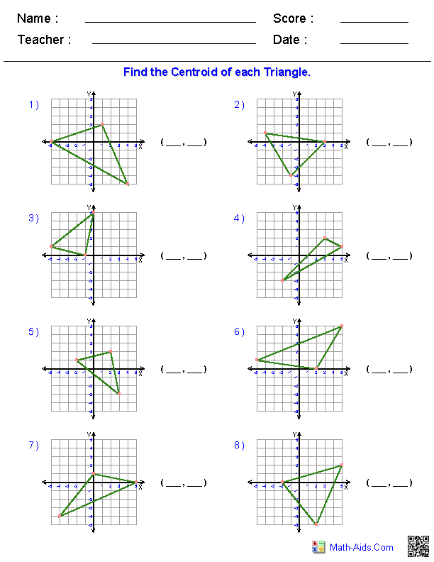 Geometry Pythagorean Theorem Worksheet Answers Kuta Software