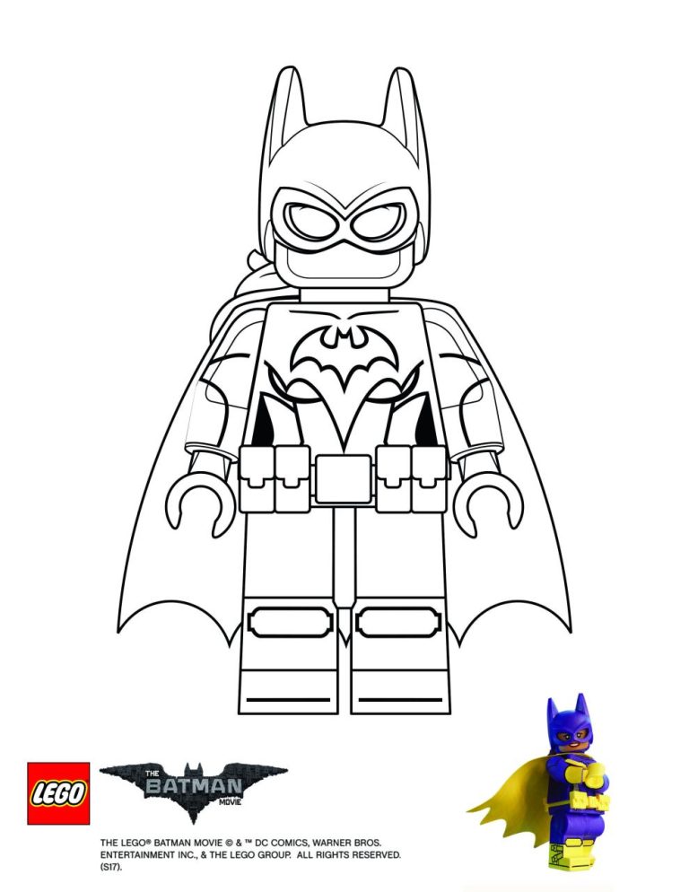Easy Lego Batman Coloring Pages