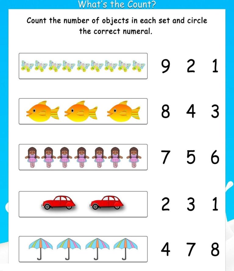 Easy Addition Worksheets For Grade 1 With Pictures