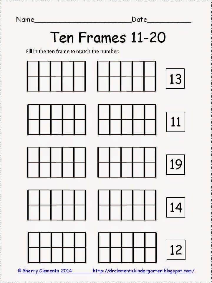 2nd Grade Ten Frame Addition Worksheets Pdf