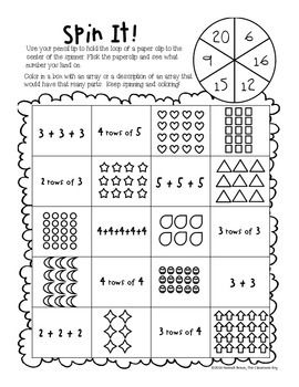 Multiplication As Repeated Addition Worksheets Pdf