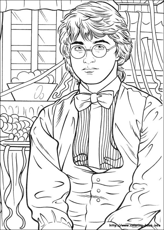Printable Harry Potter Coloring Pages For Adults