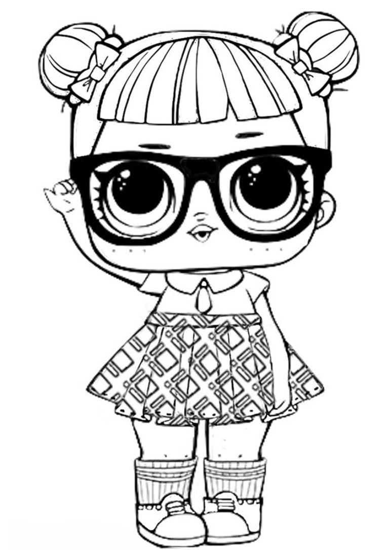 Lol Doll Coloring Pages Printable Free