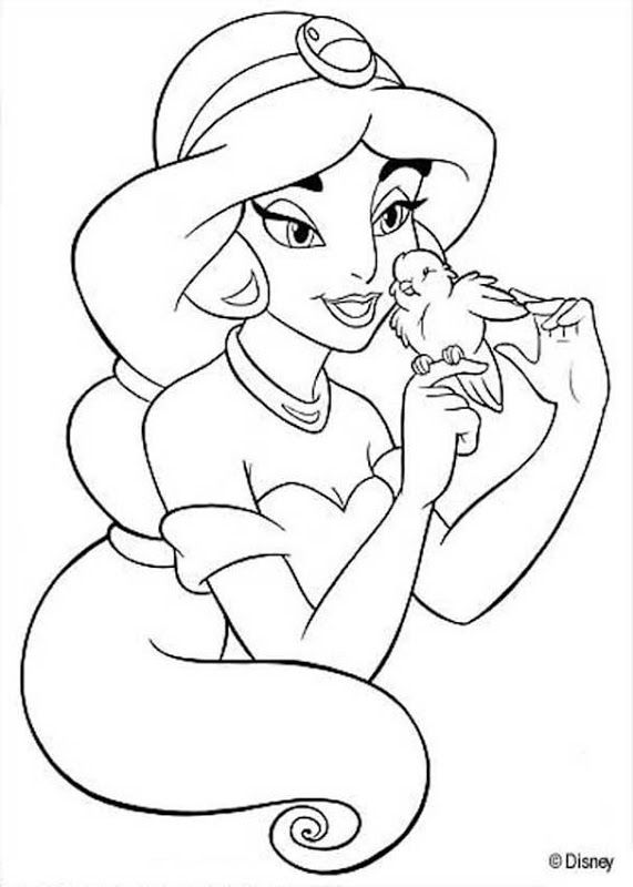 Colouring Pictures For Kids Princess