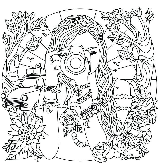 Summer Cute Printable Coloring Pages