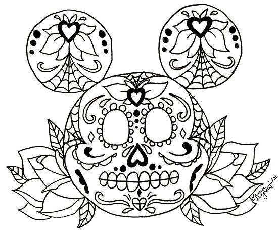 Mickey Mouse Disney Mandala Coloring Pages