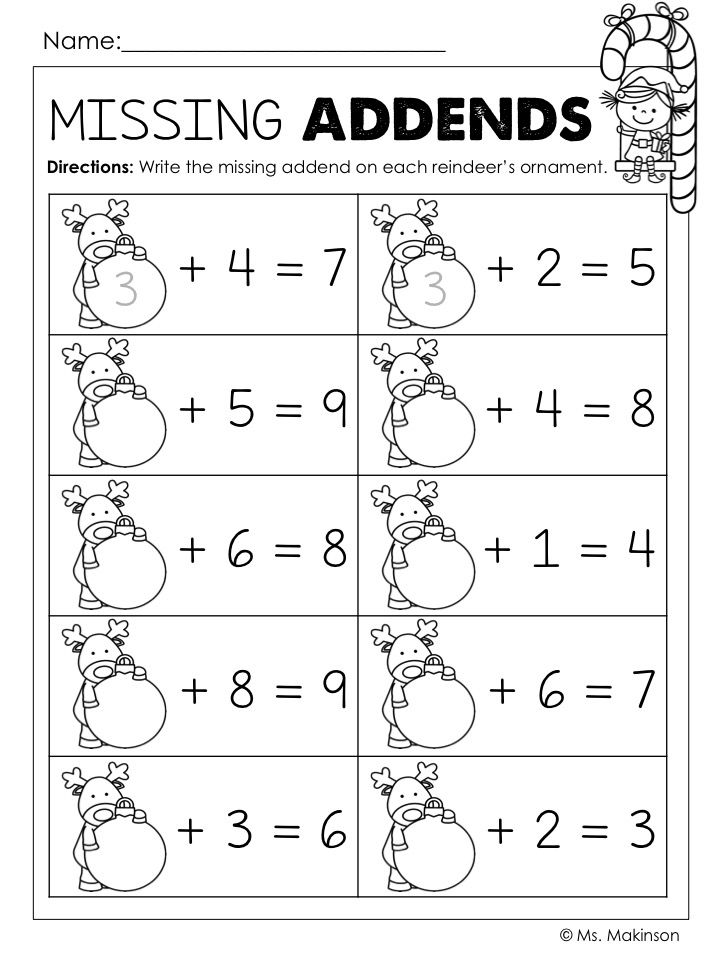 First Grade Addition Worksheets For Grade 1 Printable