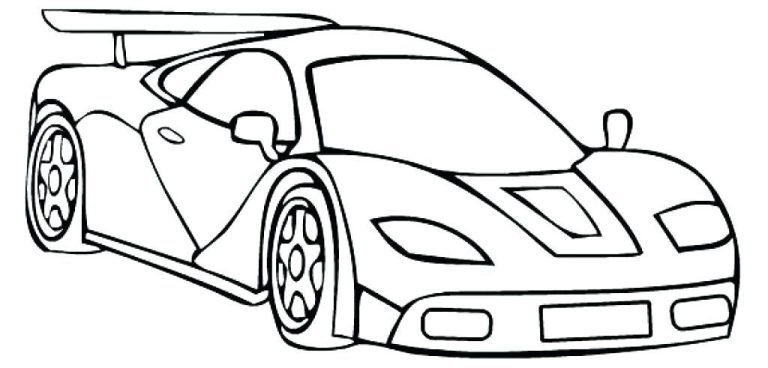 Cool Car Coloring Pages Printable