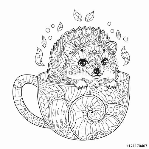 Cute Animal Coloring Pages For Adults