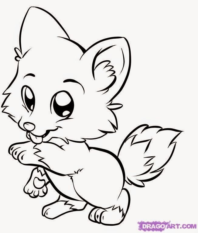 Printable Cute Coloring Pages Of Animals
