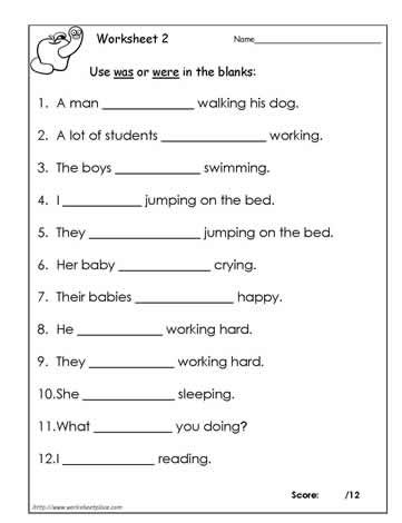 English Grammar Worksheets For Grade 2 With Answers Pdf