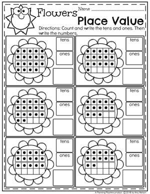 Free Printable Place Value Worksheets 1st Grade