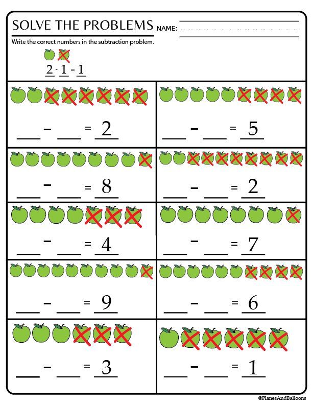Free Printable Kindergarten Worksheets Math Pdf
