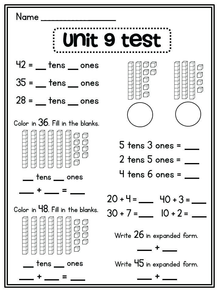 Second Grade Free Place Value Worksheets 2nd Grade