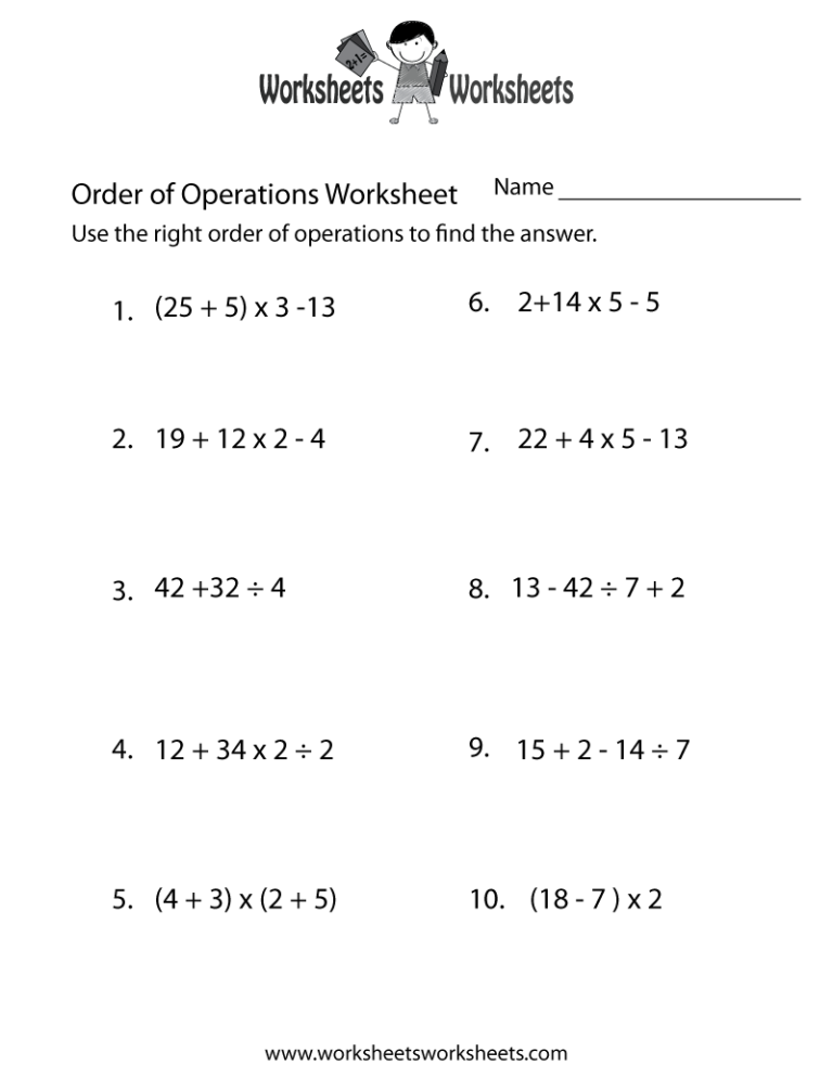 Printable Grade 7 Seventh Grade 7th Grade Math Worksheets