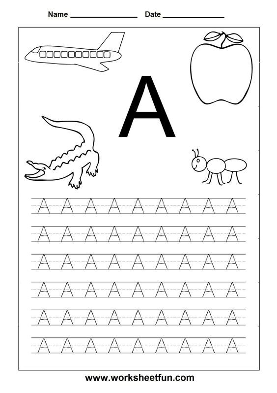 Tracing Capital Letters Worksheets Pdf
