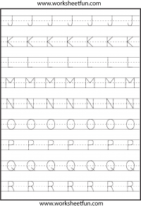 Capital Letters Tracing Free Printable