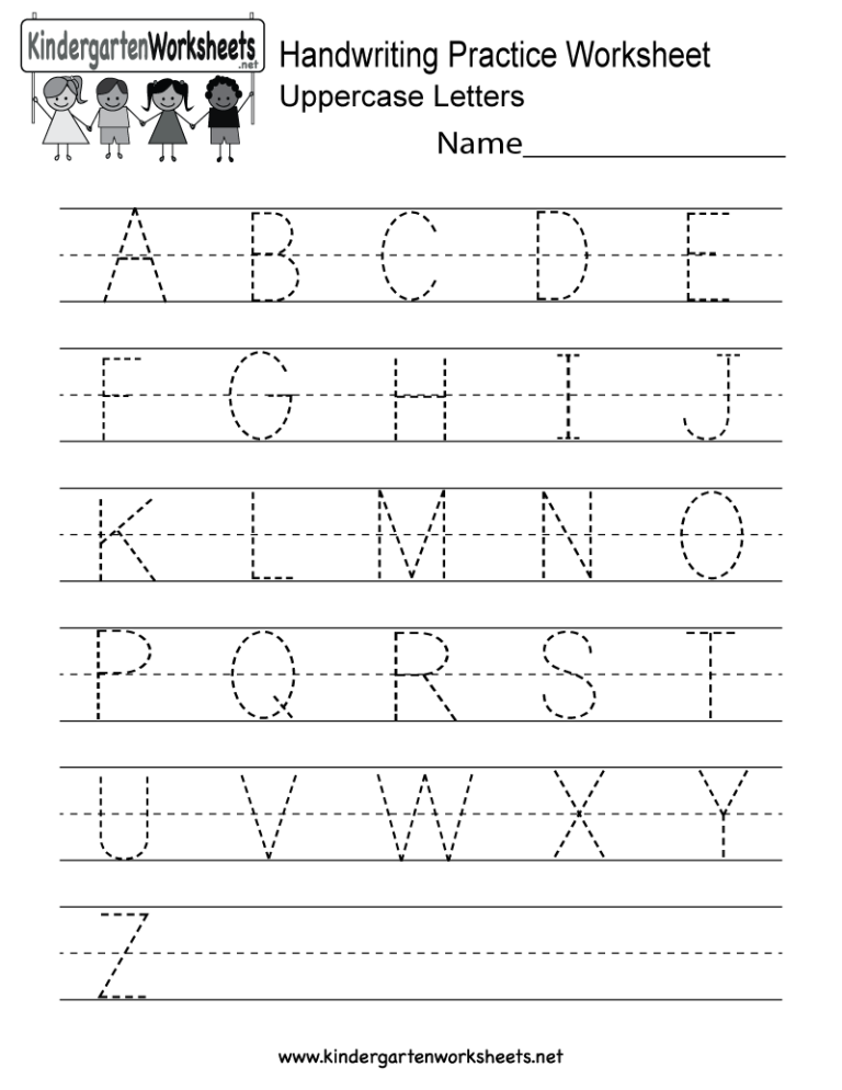 Free Download Tracing Letters Worksheets