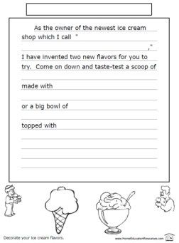Printable Creative Writing Worksheets For Kids