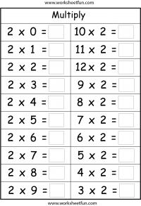 Multiplication Worksheets 2 And 3 Times Tables