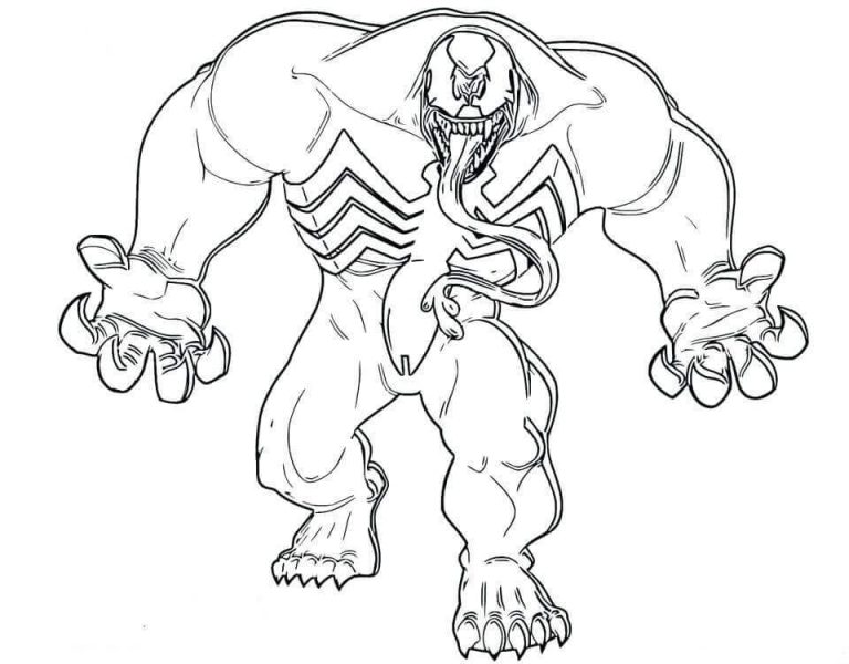 Venom Coloring Pages