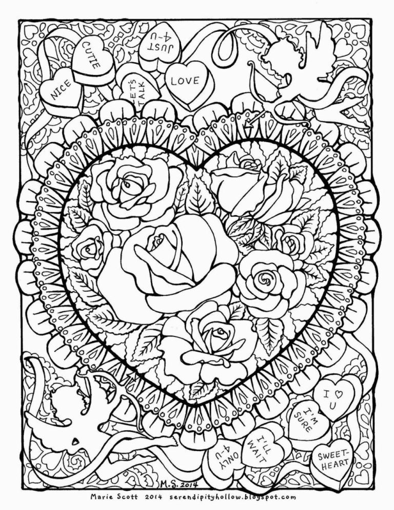 Difficult Coloring Pages