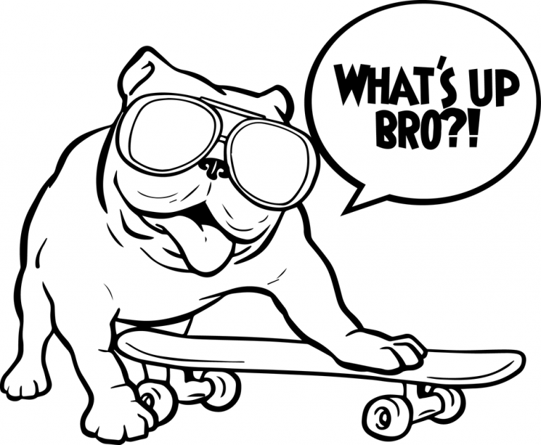 Skateboard Coloring Page