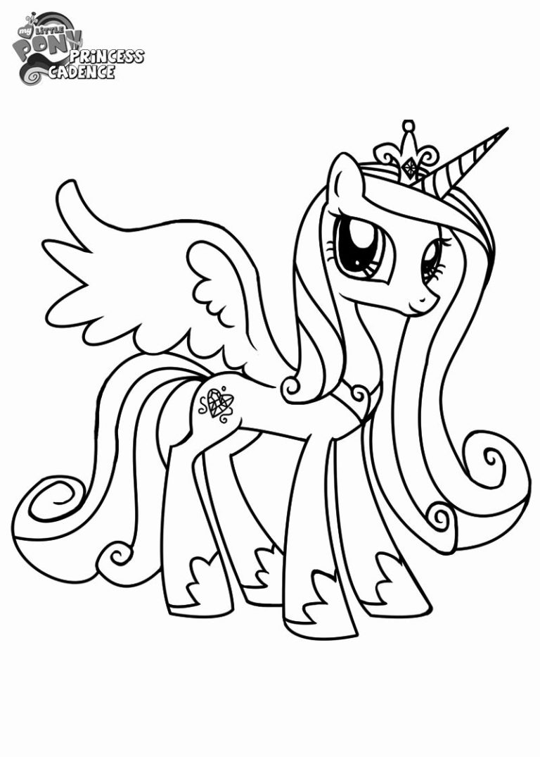 Princess Cadence Coloring Page