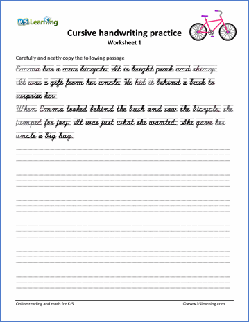 Nelson Handwriting Worksheets Pdf