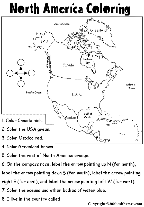 Geography Worksheets For 2nd Grade