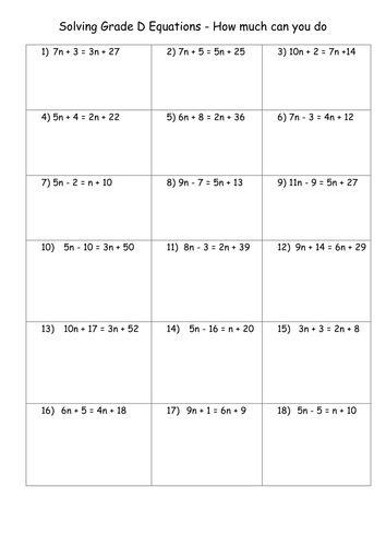 Solving Equations With Brackets Worksheet Pdf