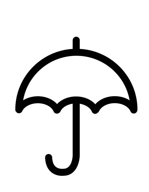 Umbrella Coloring Page