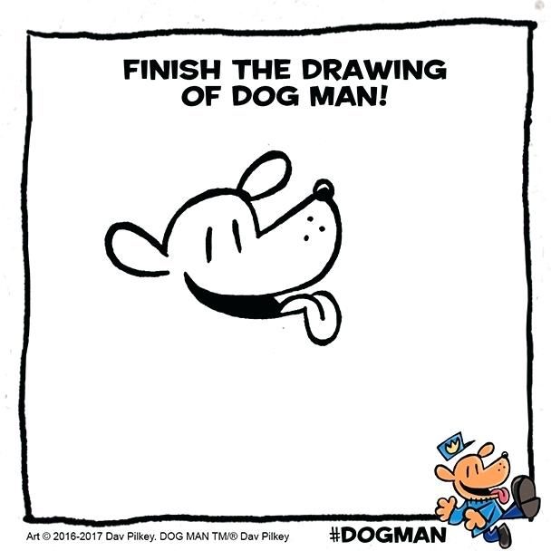 Dog Man Coloring Pages