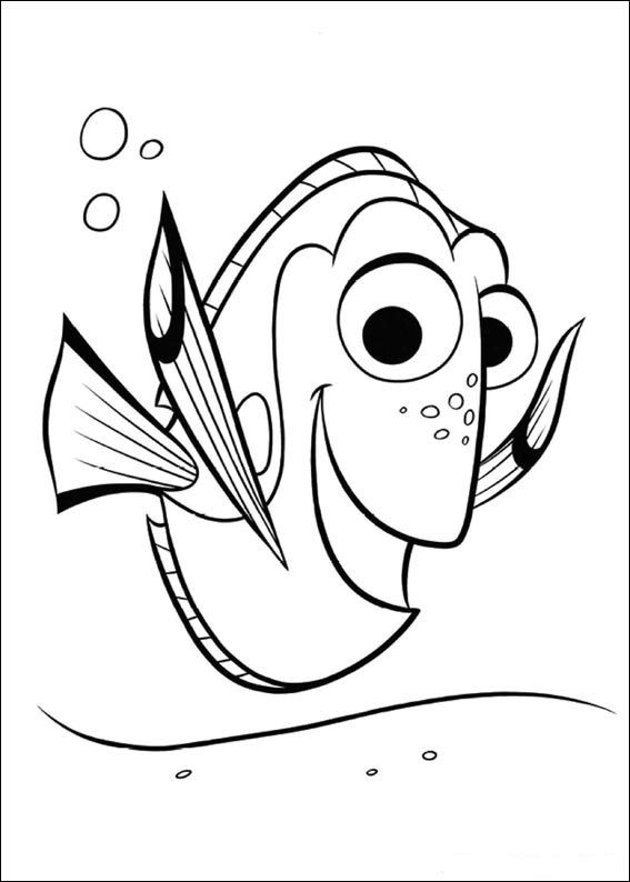 Finding Nemo Coloring Pages