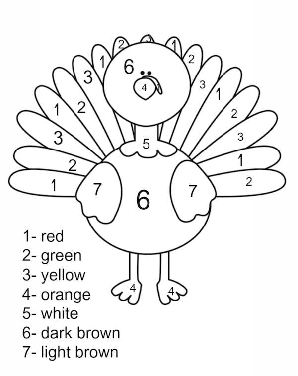 Printable Thanksgiving Coloring Sheets