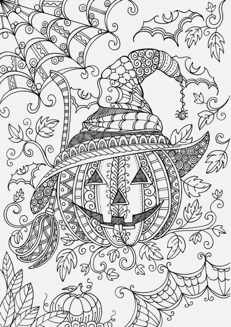 Spooky Halloween Coloring Pages Printable