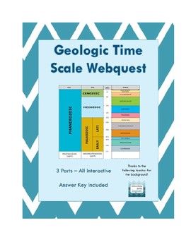 Geologic Time Scale Worksheet Answer Key Pdf