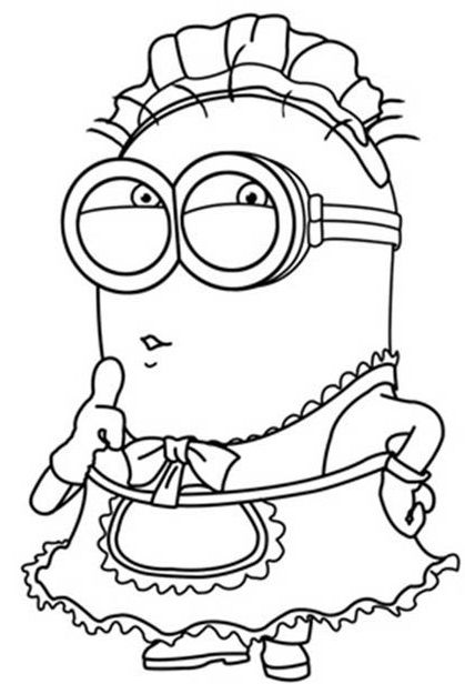 Minion Coloring Pages