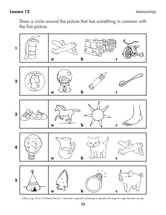 Critical Thinking Worksheets For Kids