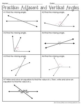 Alternate Interior And Exterior Angles Worksheet