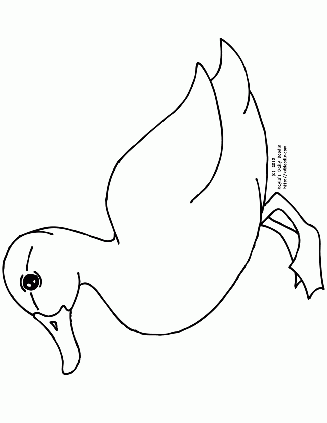 Duck Coloring Pages