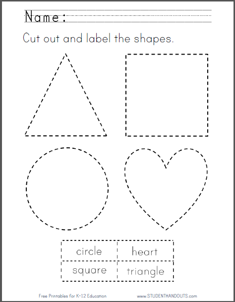 Tracing Shapes Pdf