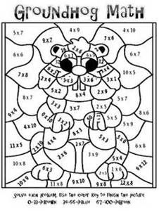 Math Coloring Worksheets 4th Grade