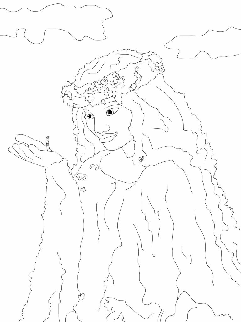 Moana Coloring Pages Te Fiti