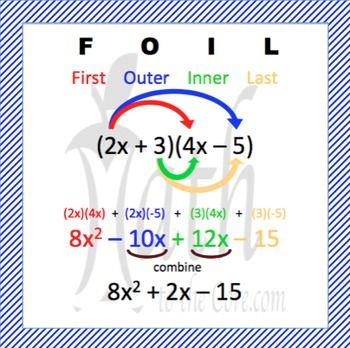 Foil And Factoring Worksheet Pdf