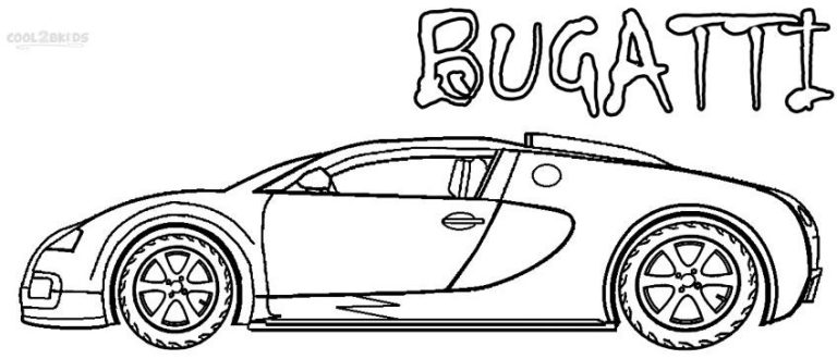 Bugatti Coloring Pages