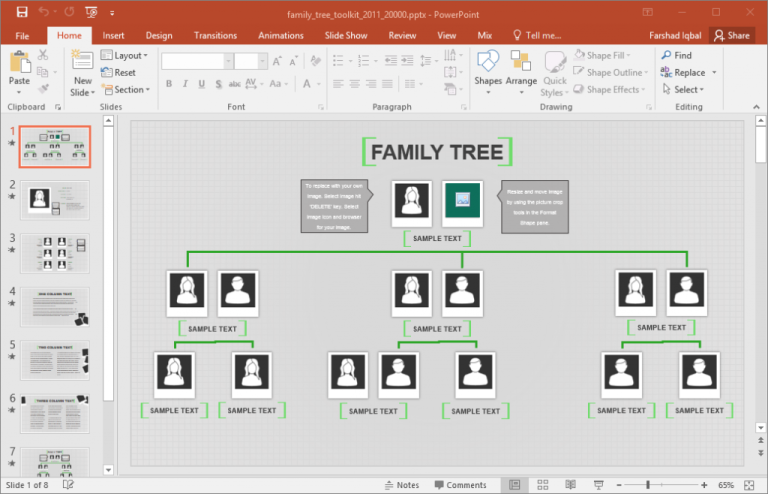 Family Tree Worksheet Template