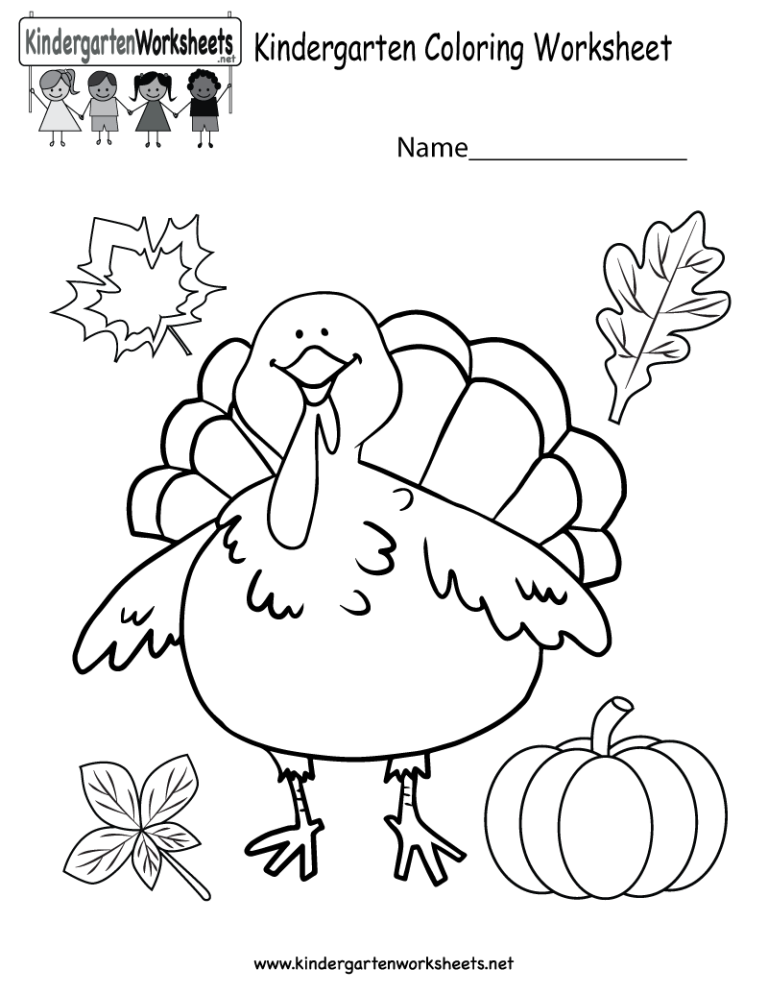 Thanksgiving Worksheets For Toddlers